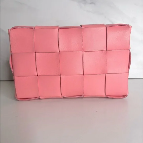 BOTTEGA VENETA Small Pink Cassette Crossbody Bag - Picture 3 of 9